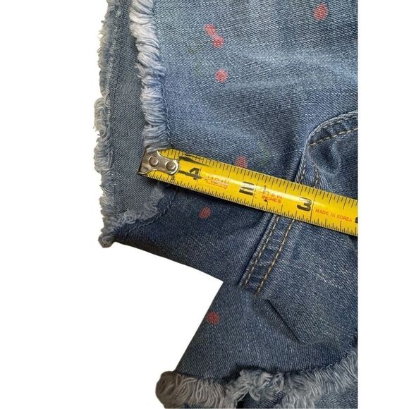 Art Class Drawstring Shorts Girls Size S (6/6x) Denim Shorts Cherry Print NWT - Picture 9 of 12
